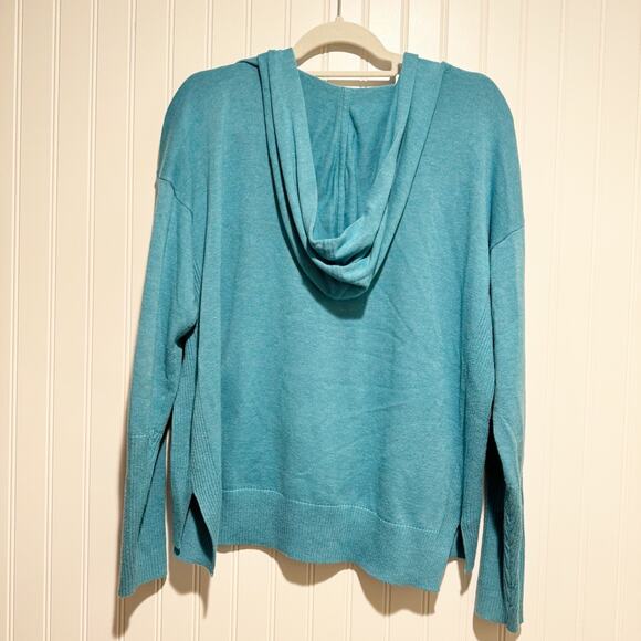 Cabi Blue Hop To Hoodie Sweater Size Medium - Picture 6 of 6